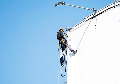 Rope access specialist reclame en promotie
