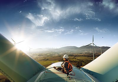 Rope access specialist windenergie